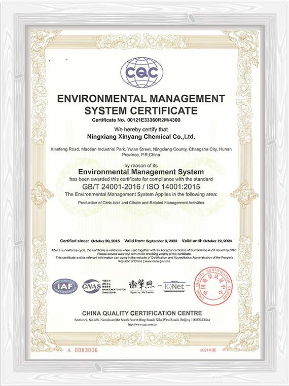 Environmental Management System ISO 14001:2015