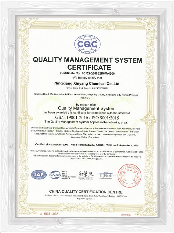 Quality Management System ISO9001:2015